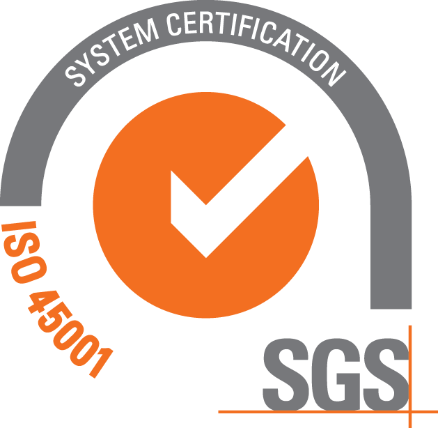 SGS ISO 45001 system certification logo